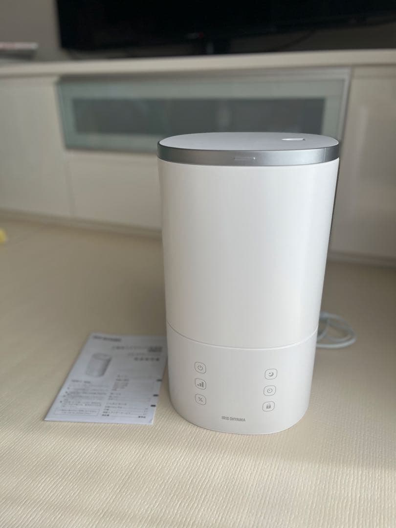 2024年製アイリスオーヤマ　上給水ハイブリッド加湿器　AHM-HU55A-W