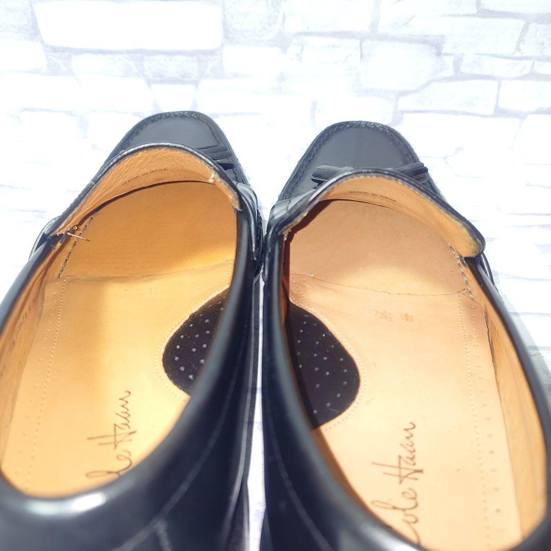 【試し履き程度】COLE HAAN タッセルローファー 黒 25cm ピンチ