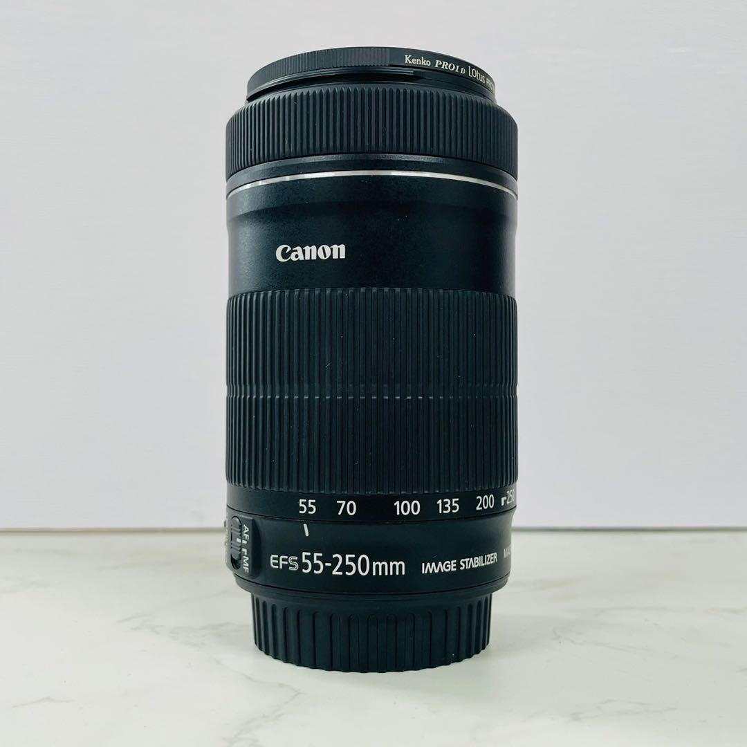 レンズ(ズーム) CANON ZOOM EFS 55-250mm F4-5.6 IS STM