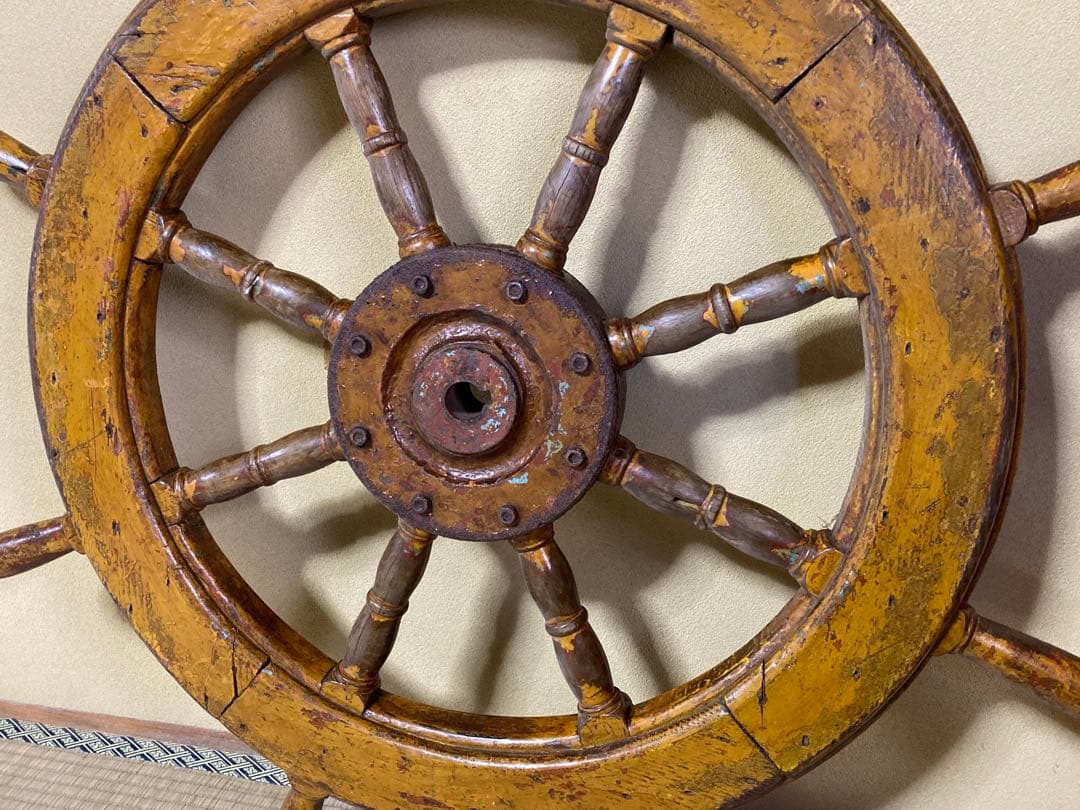 舵輪 ラット 船 船舶 No.2