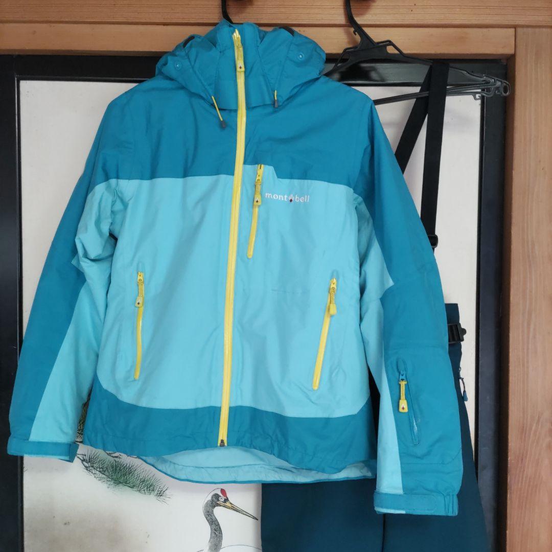 mont-bell スキーウェア 女性用 水色 M