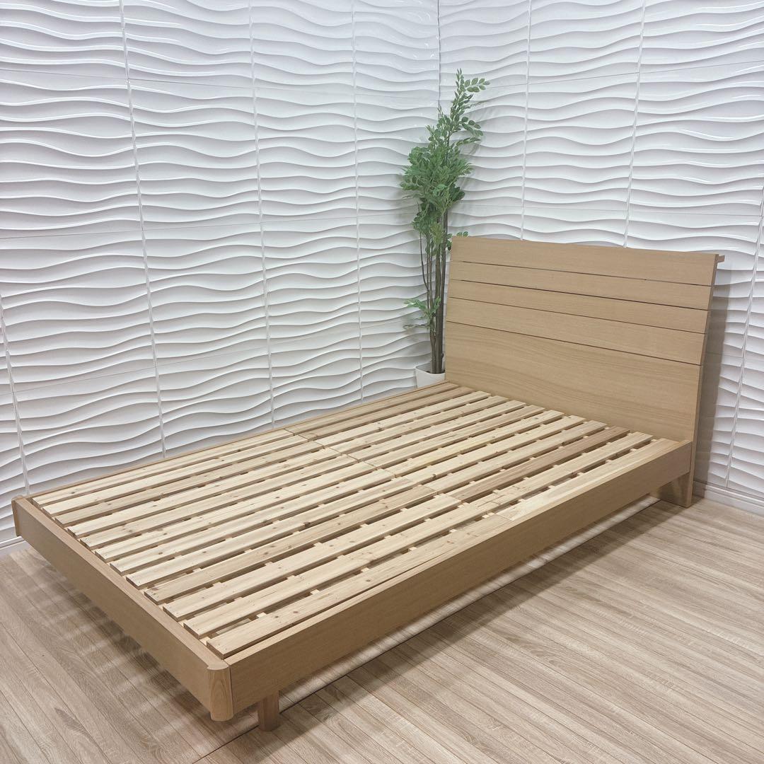 ◇大阪府 神戸市 配達料無料！◇ニトリ◇すのこベッド◇コンセント付◇セミダブル◇