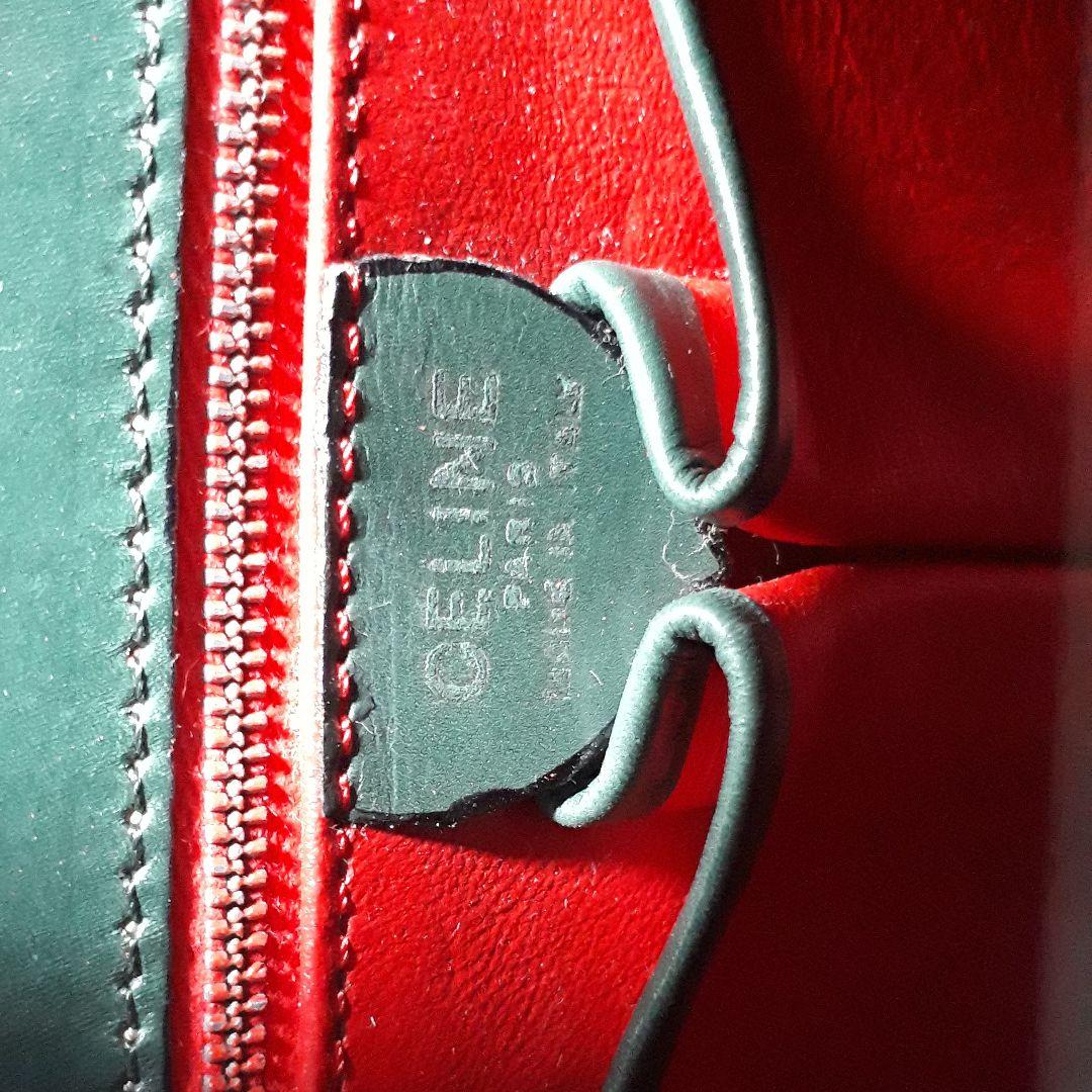 セリーヌ　CELINE　ハンドバッグ　深緑　グリーン
