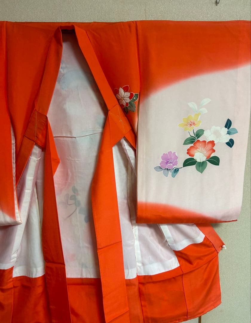 123 お宮参り　産着　一つ身　七五三　三歳　五歳　お祝い　正絹仕立て上り