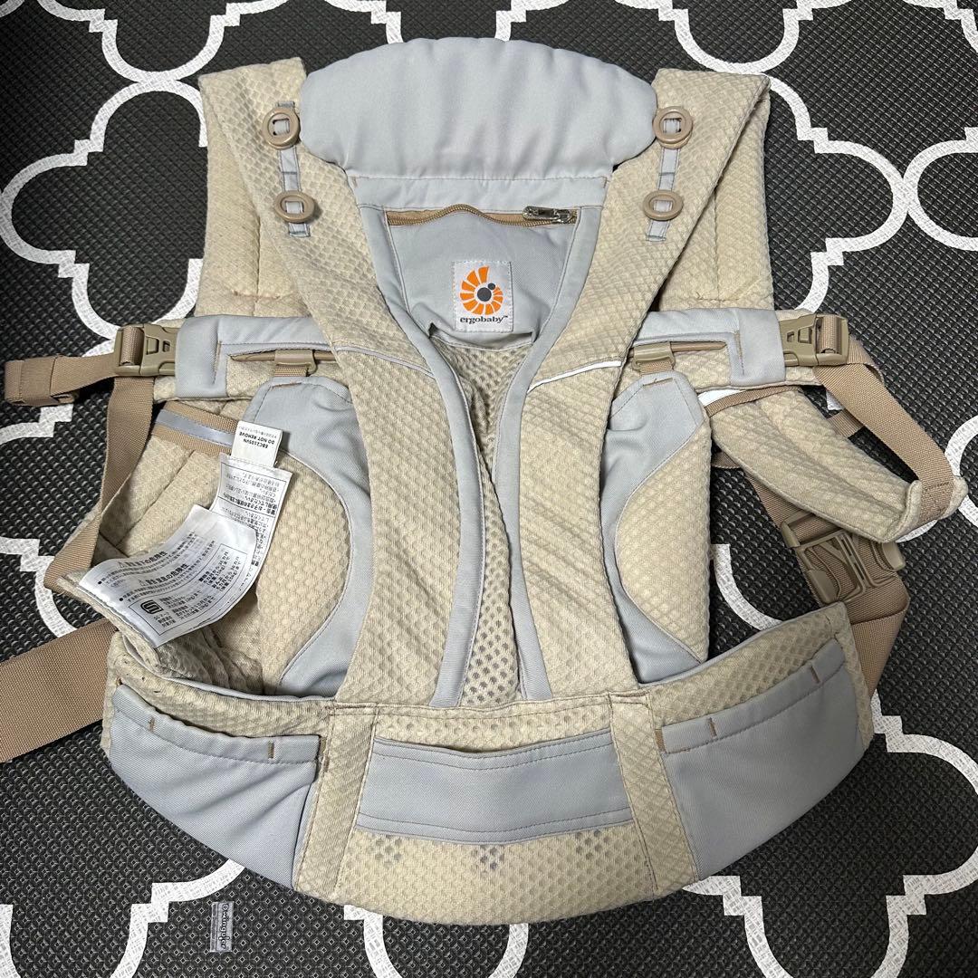 エルゴベビー オムニ ブリーズ サンドベージュ メッシュ 抱っこ紐