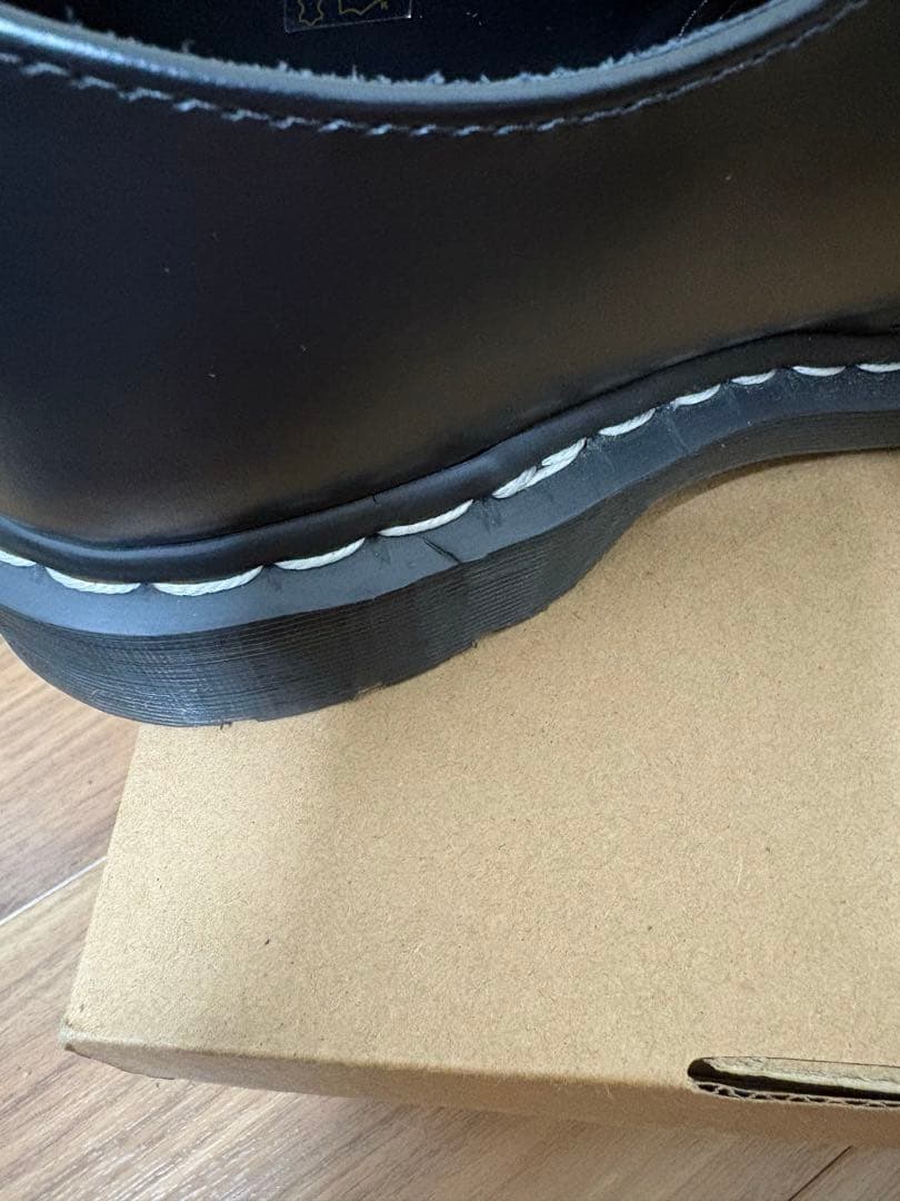 【ドクターマーチン】 1461 ホワイトステッチ UK9