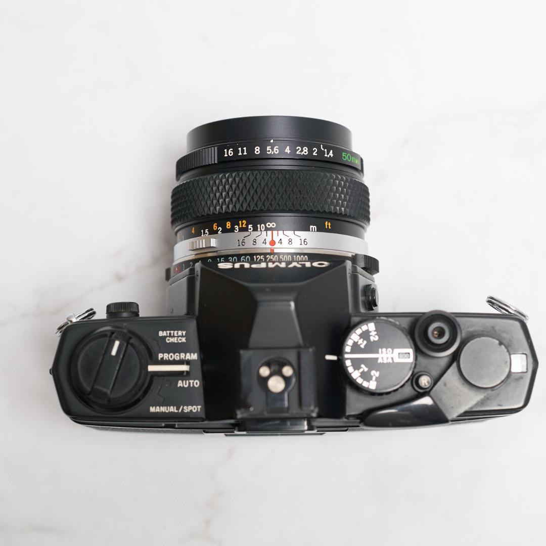 【液晶難あり】オリンパス　OM-2 Spot Program　50mm1.4