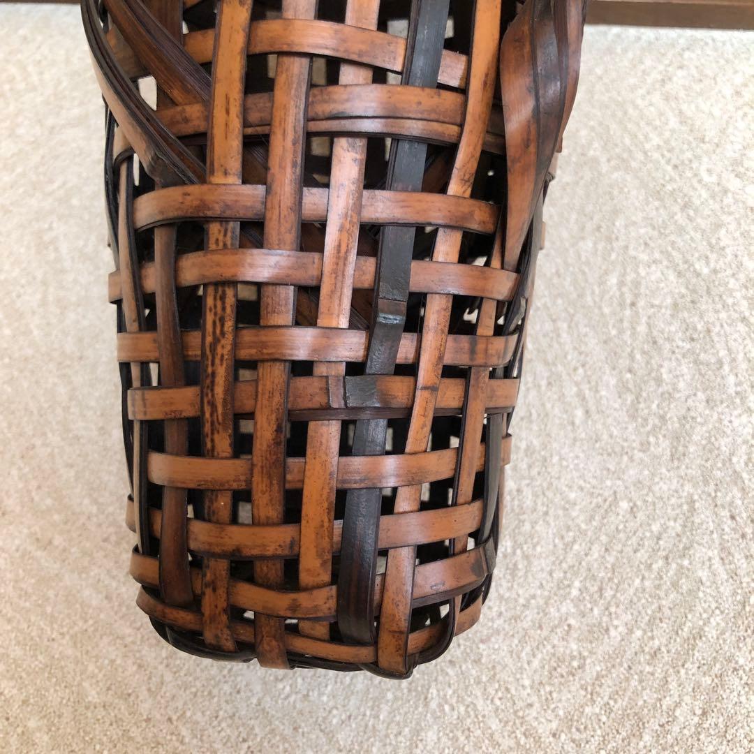 竹工藝　茶道具　花生け　民藝　掛け花生け