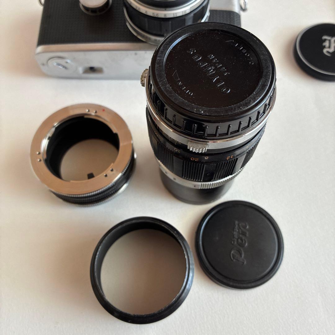 カメラ　オリンパスPEN-FT セット