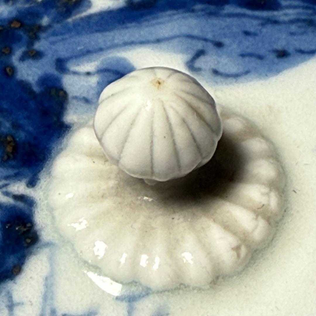 古伊万里　古平戸　染付山水図銚子　江戸時代　古美術　オブジェ　雰囲気◎