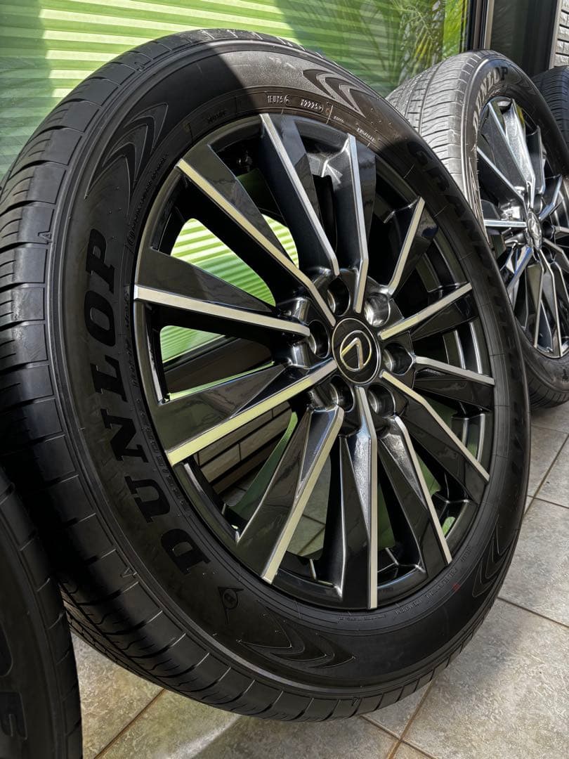 (新車外し美品) レクサスGX550 バージョンL 純正22AW4本タイヤセット