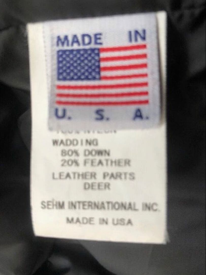 クレセントダウンワークス　別注　ダウンジャケット Sサイズ　ブラック