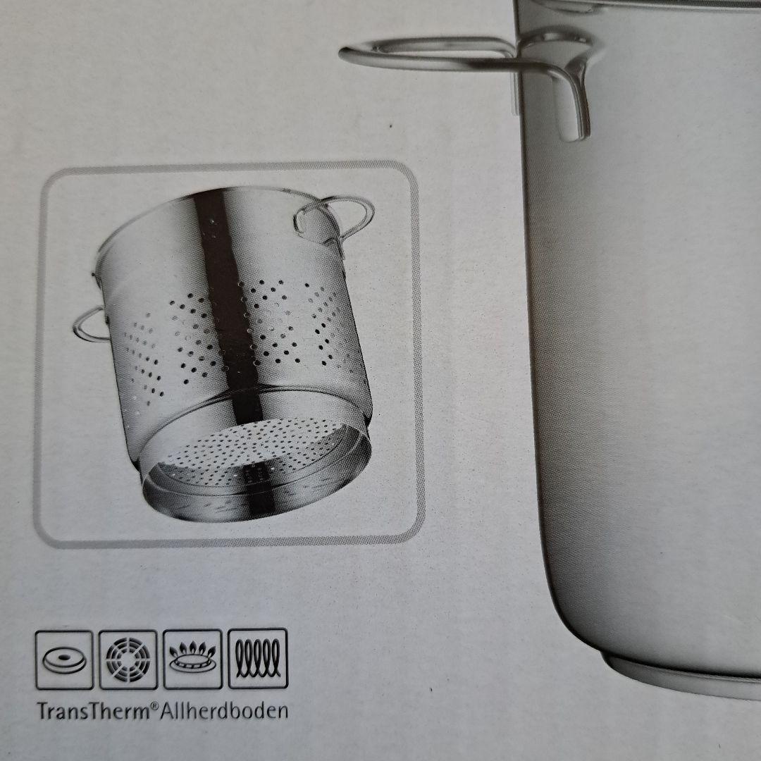 新品未使用　WMF ヴェーエムエフ　パスタポット２０cm　IH対応