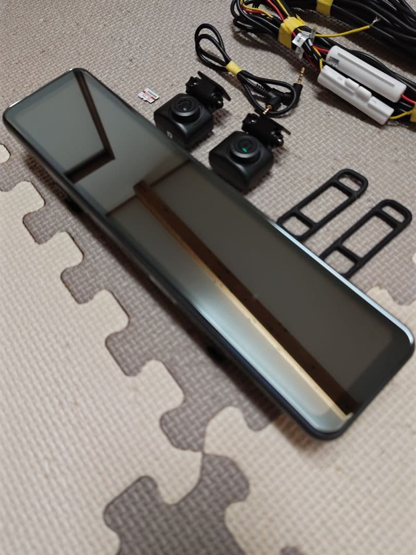 コムテックZDR038前後カメラドライブレコーダー インナーミラータイプ配線付き