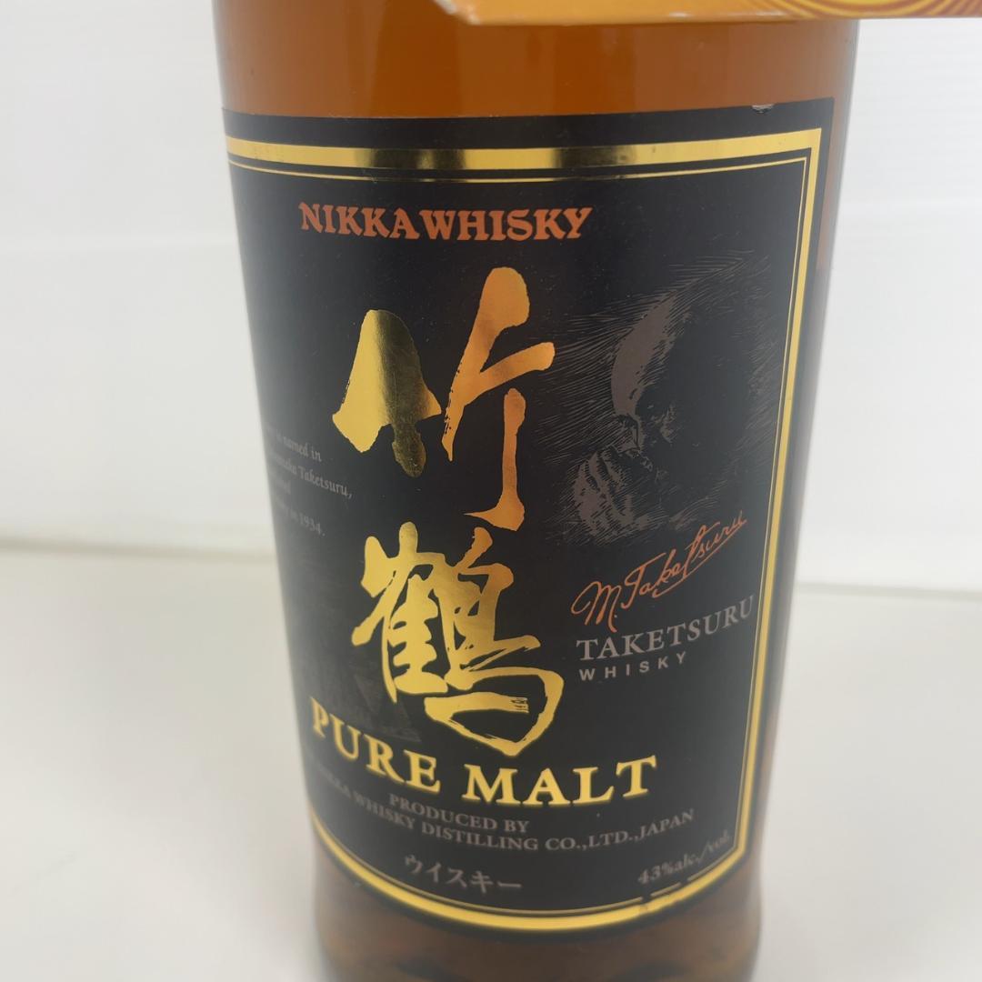 竹鶴ピュアモルト ニッカ ウイスキー 700ml 43%