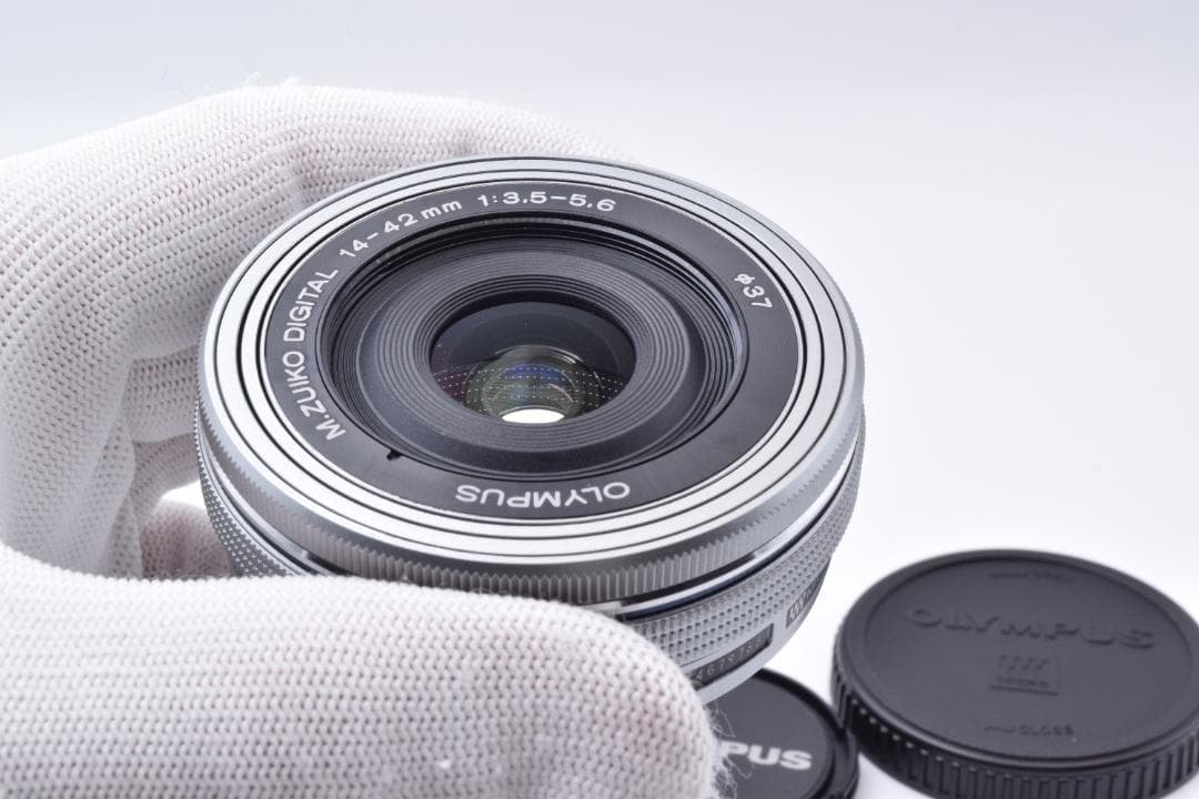 #51b オリンパス 電動パンケーキ ズームレンズ 14-42mm EZ 美品