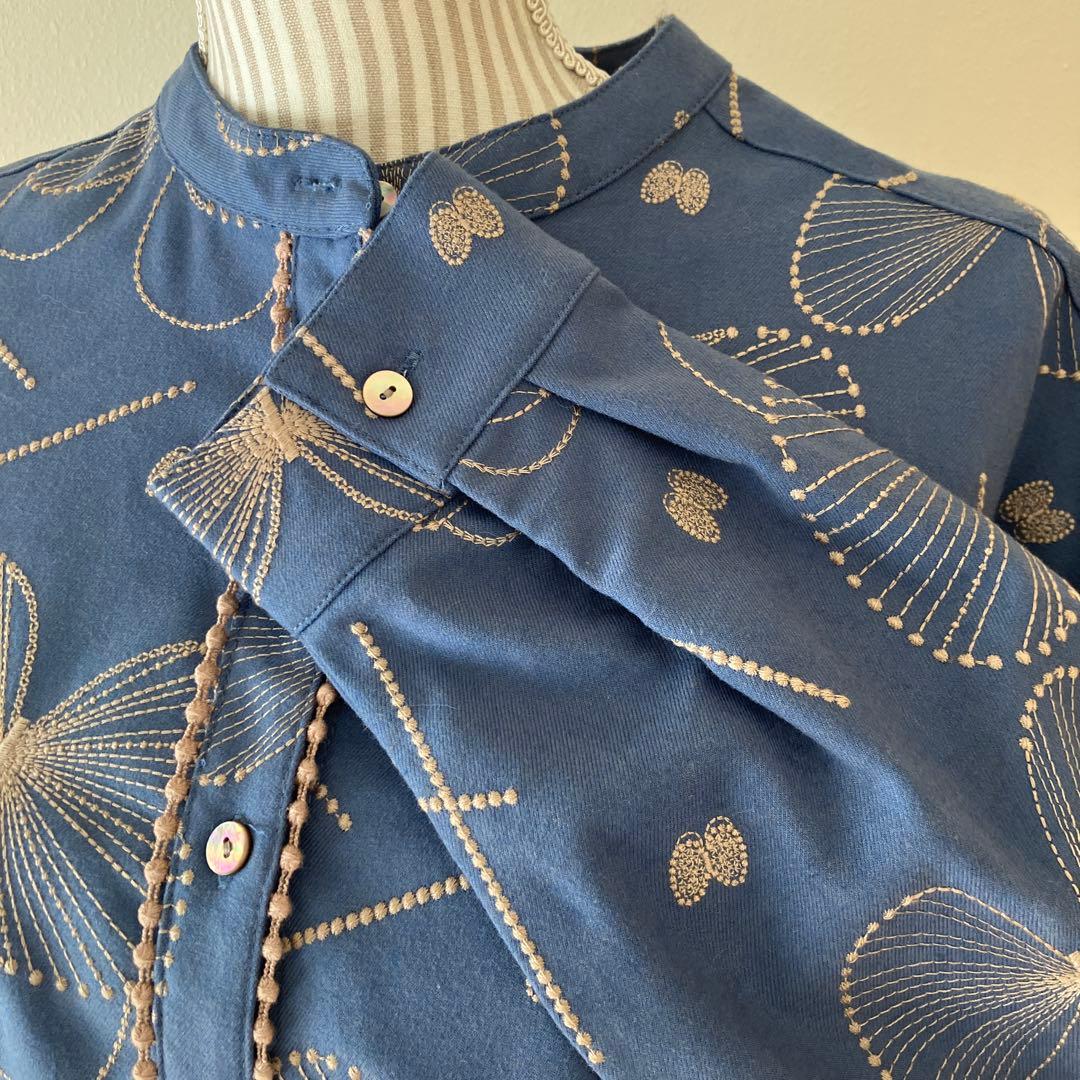 週末セール【マーブルシュッド】2024 EMB geme ちょうちょ刺繍　秋冬