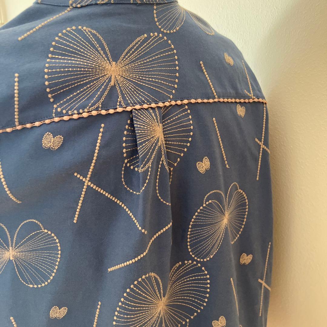 週末セール【マーブルシュッド】2024 EMB geme ちょうちょ刺繍　秋冬