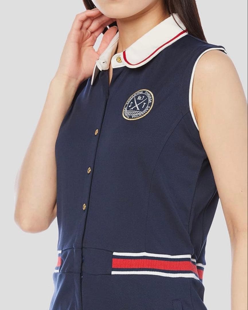 【新品】サマンサタバサ ワンピース 40 M〜L ゴルフ COOLMAX