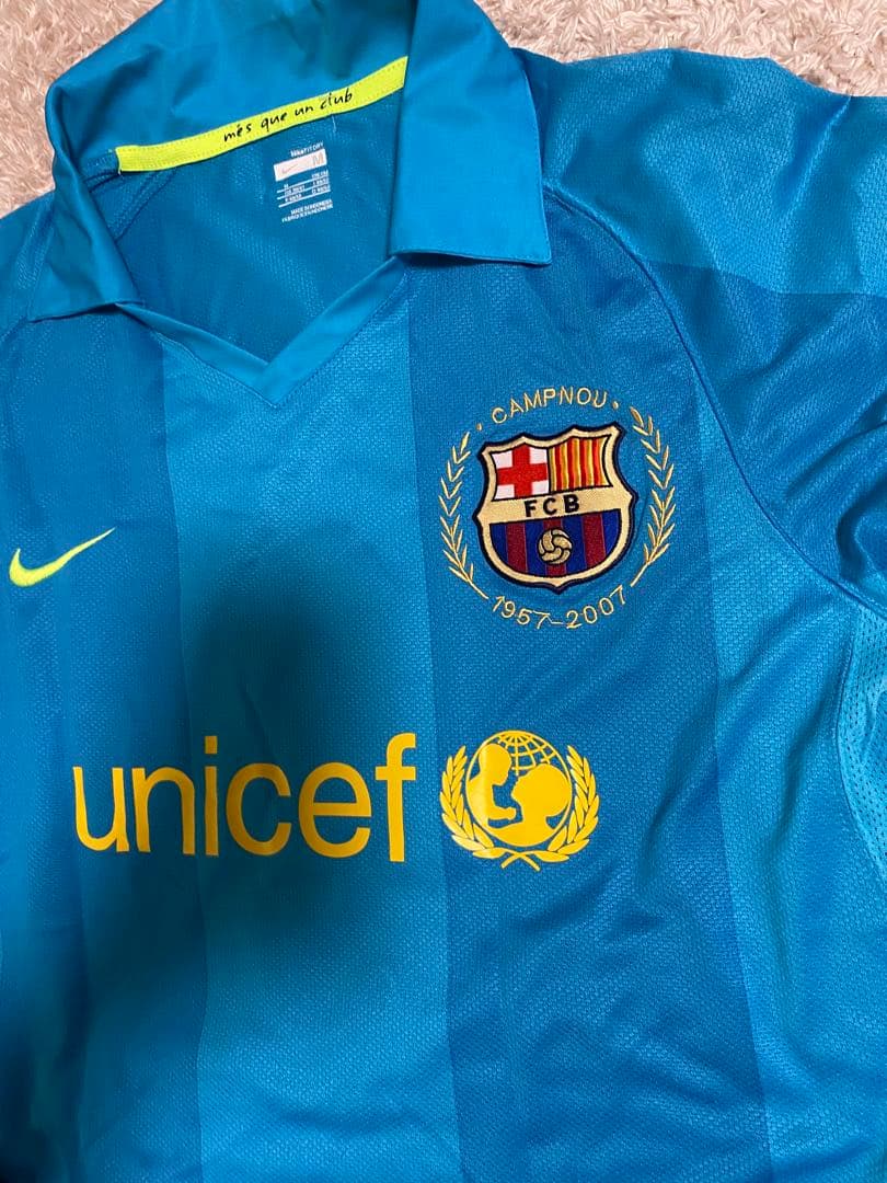 NIKE ナイキ　バルセロナ ロナウジーニョ 10番 長袖ユニフォーム　サード