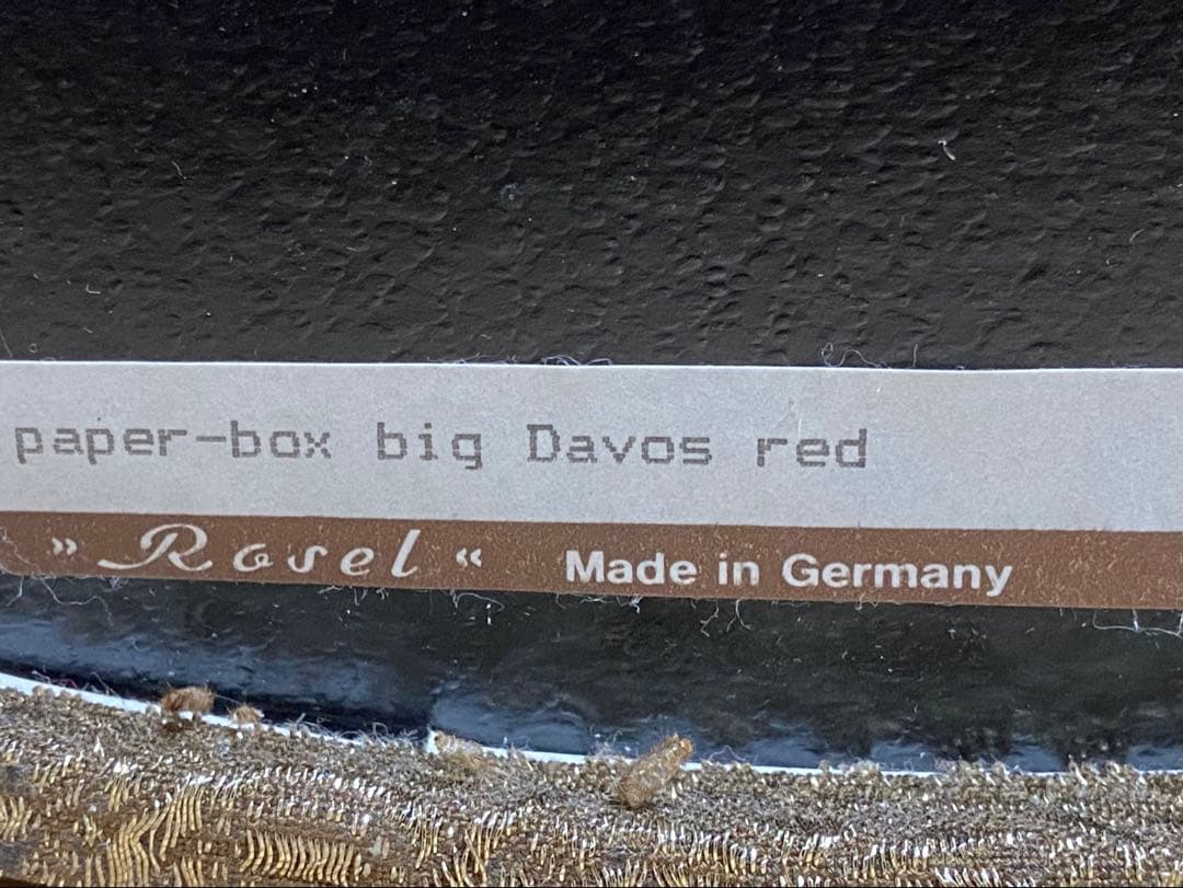 ドイツ製 Rödel ゴブラン織 ベルベット 収納BOX Germany