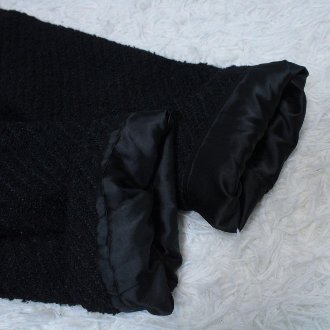 Loungedress ラウンジドレス ツイードジャケット 金ボタン ブラック