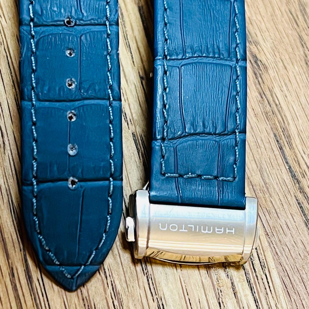ハミルトンジャズマスターベルト　ブルー22mm