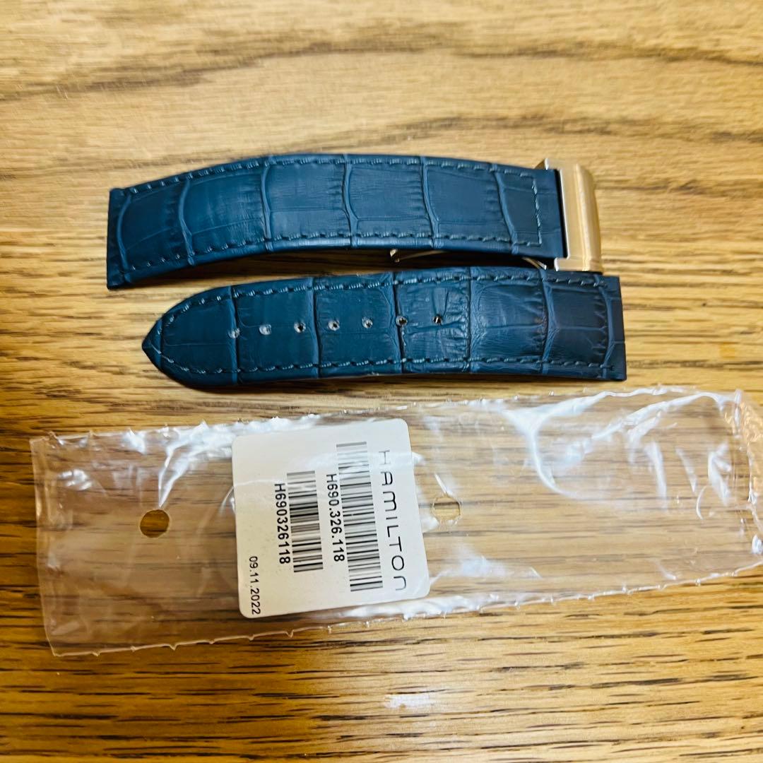 ハミルトンジャズマスターベルト　ブルー22mm