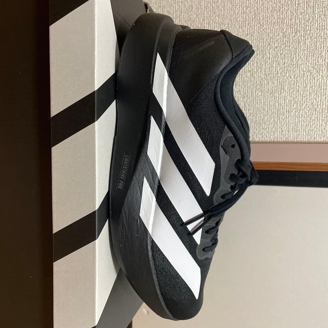 adidasアディゼロエヴォSLブラック26.0センチ