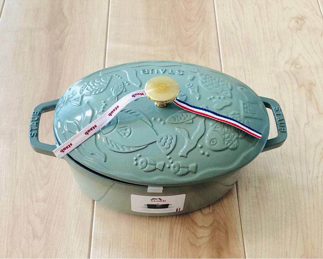 STAUB×minä perhonen ココット　オーシャン　オーバル 23cm