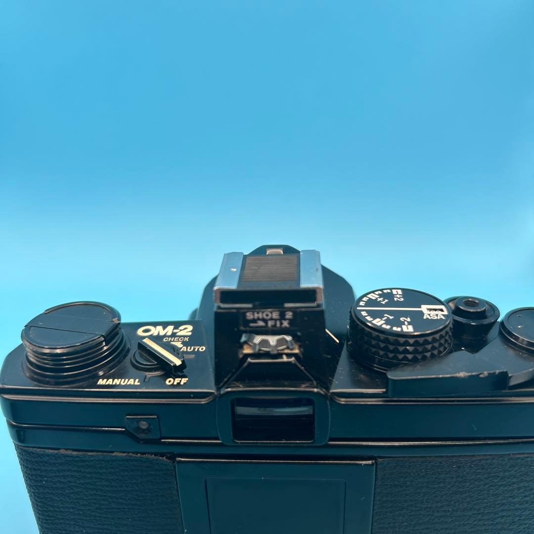 OLYMPUS OM-2 希少ブラックボディ綺麗アクセサリーシュー No-2付属