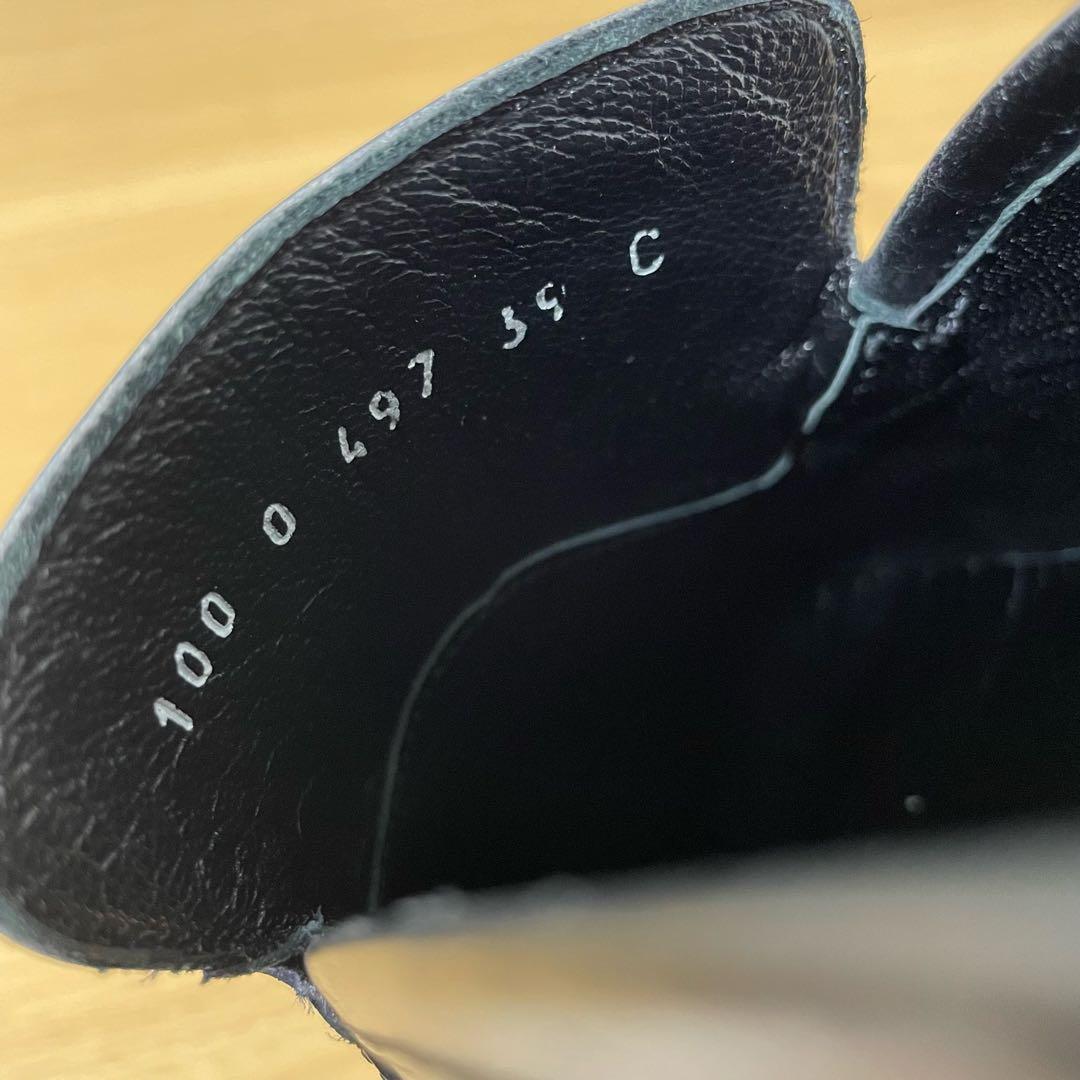 グッチ　ホースビットローファー　レザー　ブラック　39