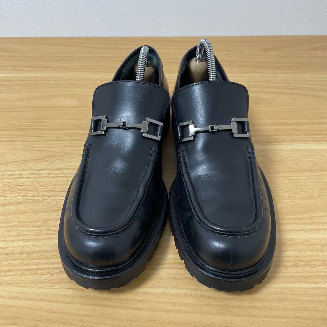 グッチ　ホースビットローファー　レザー　ブラック　39