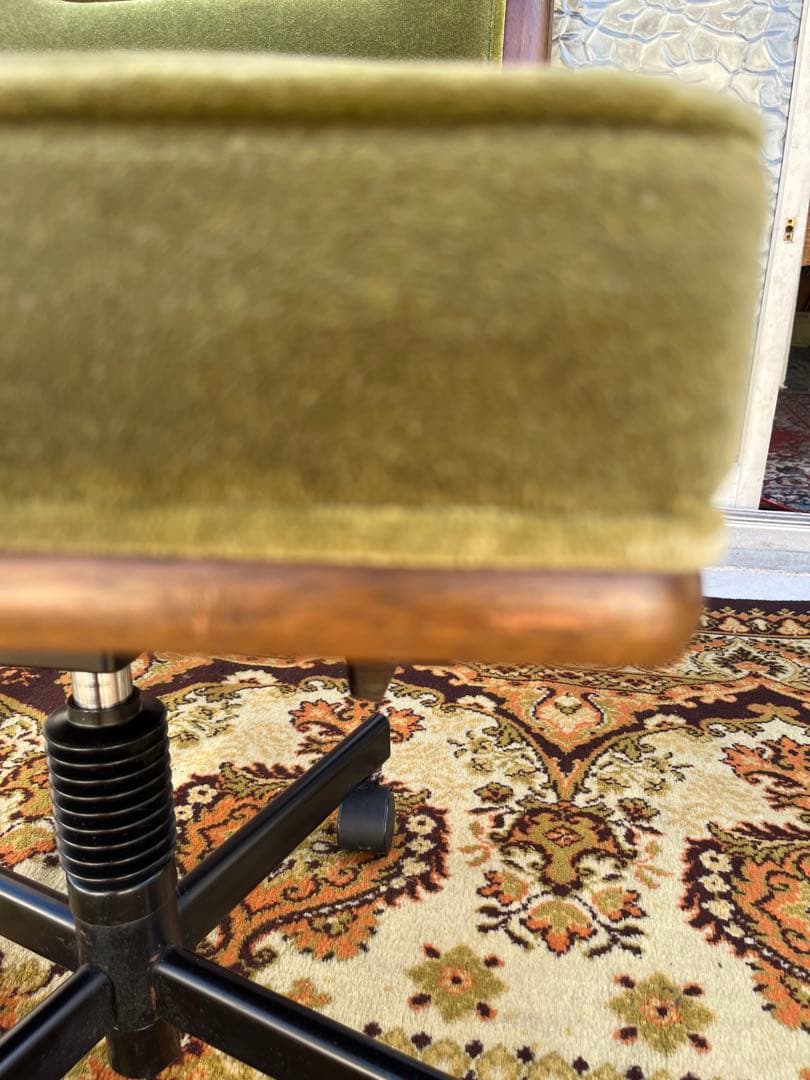 マルニ 地中海 回転 昇降式 デスクチェア オフィス 昭和レトロ アンティーク