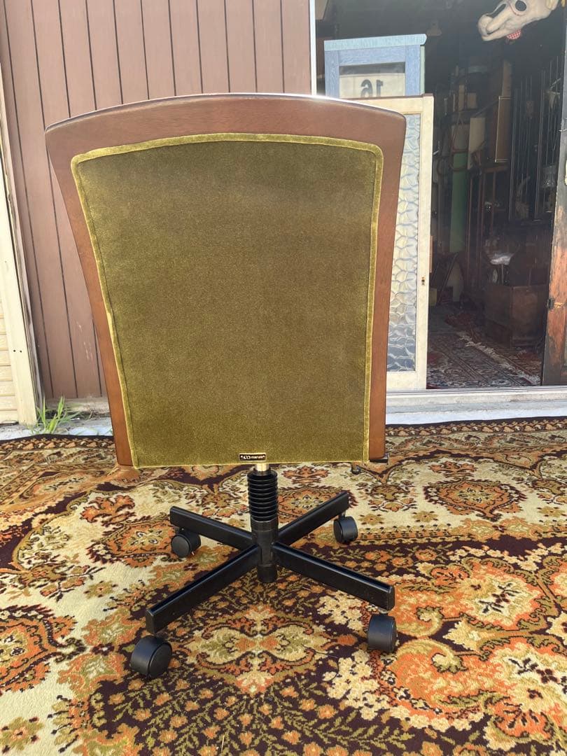 マルニ 地中海 回転 昇降式 デスクチェア オフィス 昭和レトロ アンティーク