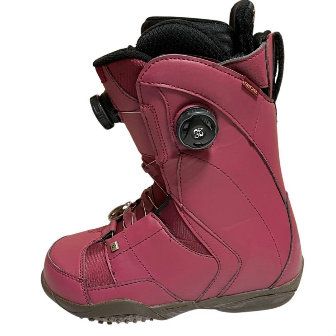 【美品】スノーボードブーツ　レディース　HERA ダブルBOA ライド RIDE