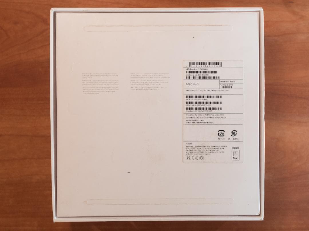 Macデスクトップ Apple Mac mini M2 Pro 16GB/1TB