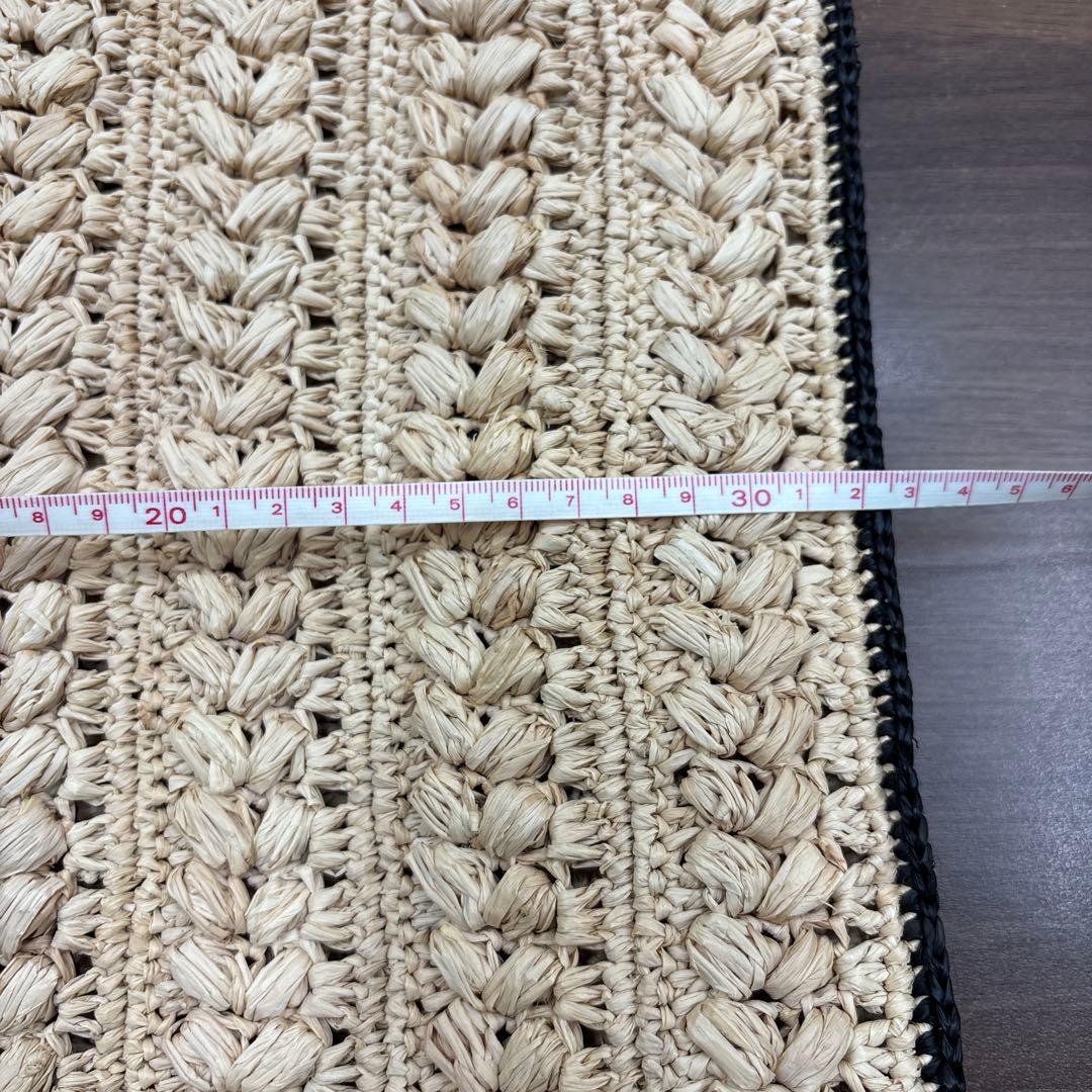 MAISON N.H PARIS バイカラー スクエア ハンドバッグ