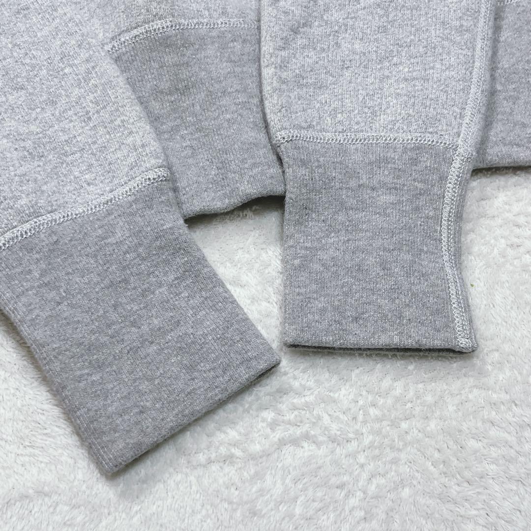 美品『ドゥロワー』コットン吊り裏毛スウェット 杢灰 クルーネック プルオーバー