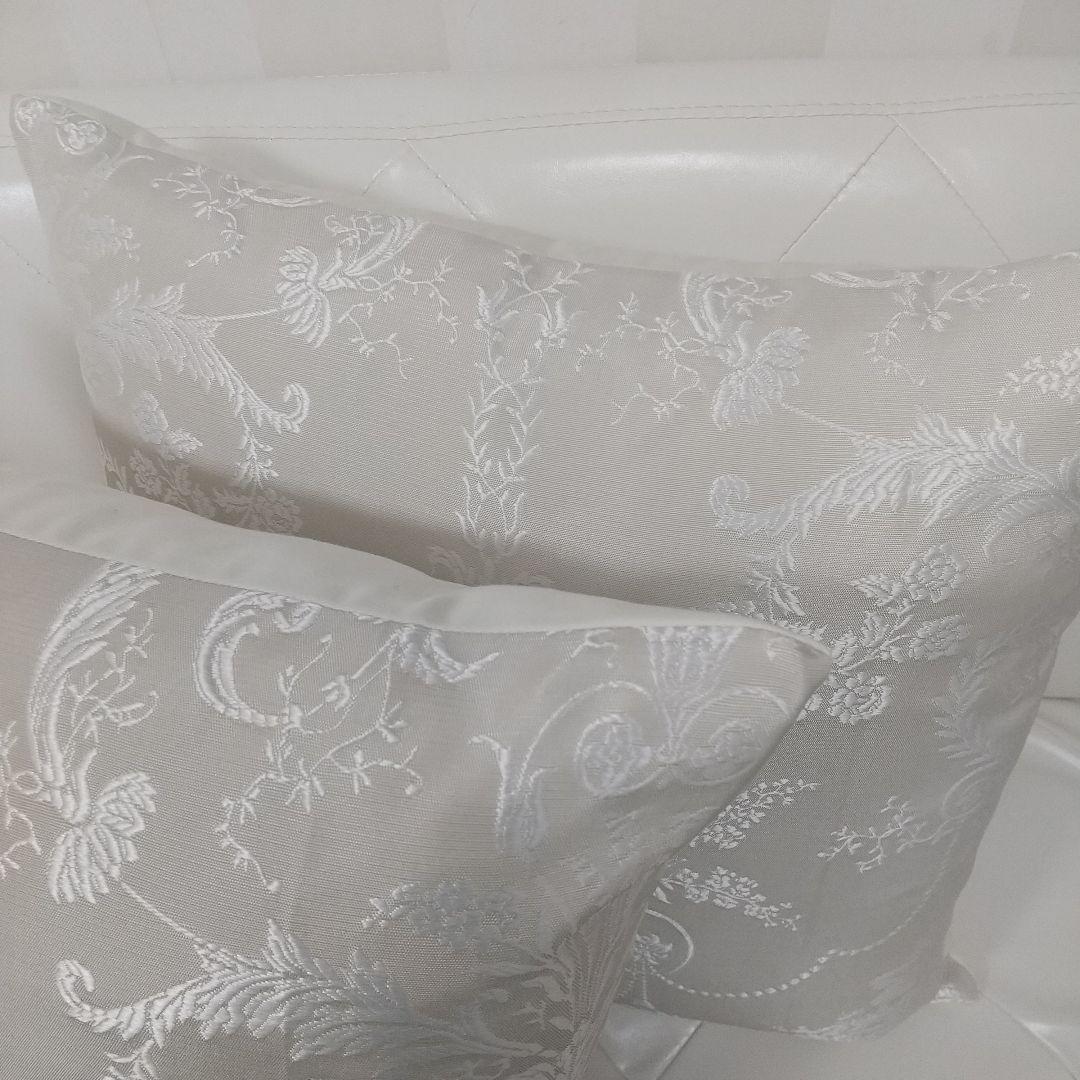 専用P様２枚ローラアシュレイ刺繍ジョゼッテゴールドベージュハンドメイドカバー