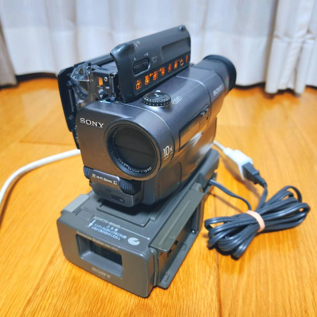 【動作確認済】SONY Hi8 高画質 8ミリ ビデオカメラ CCD-TR3