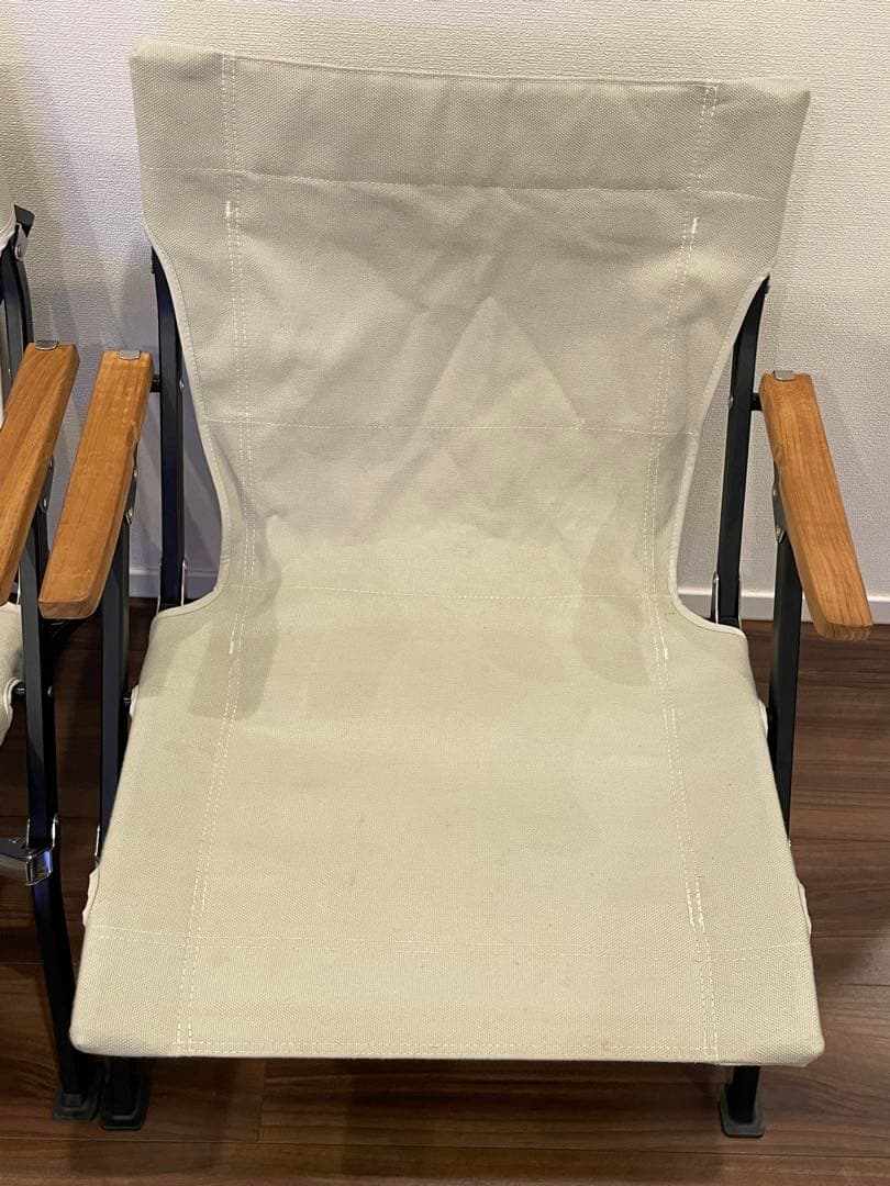 スノーピーク ローチェアショート　アイボリー2脚セット