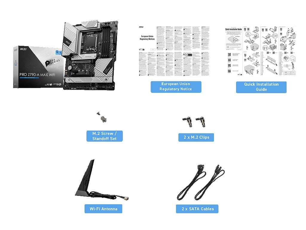新品 MSI PRO Z790-A MAX WIFI DDR5 LGA1700