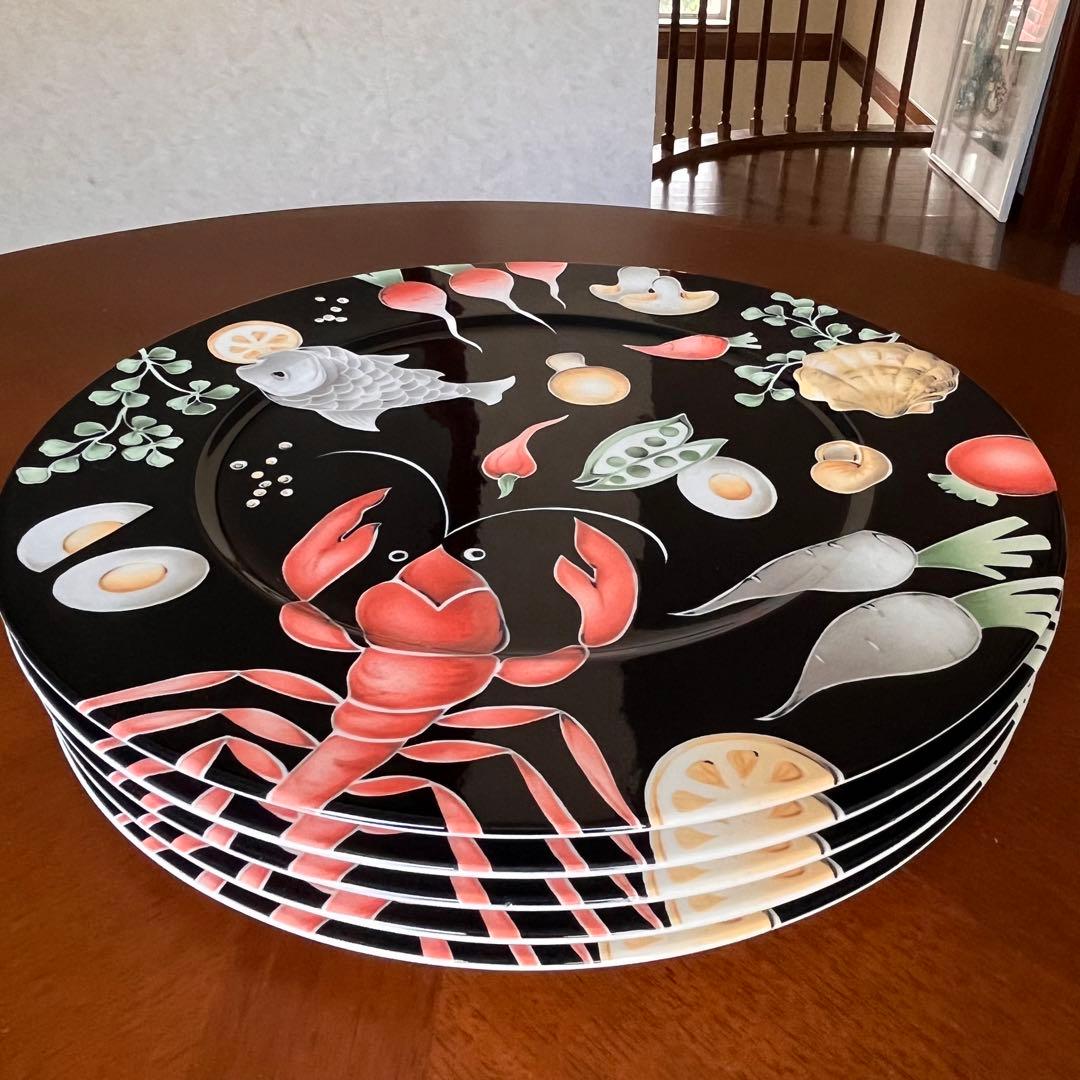 【希少品】ビレロイ＆ボッホ★Fruits de Mer★大皿　5枚