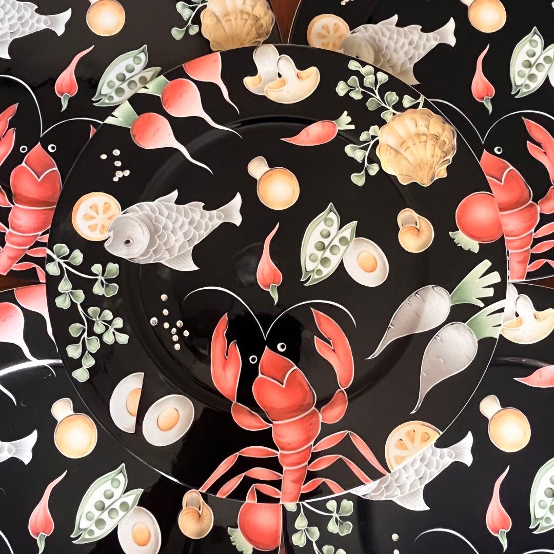 【希少品】ビレロイ＆ボッホ★Fruits de Mer★大皿　5枚