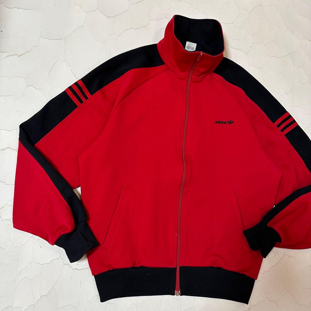 【希少 Lサイズ】 70s アディダス トラックジャケット 西ドイツ デサント製