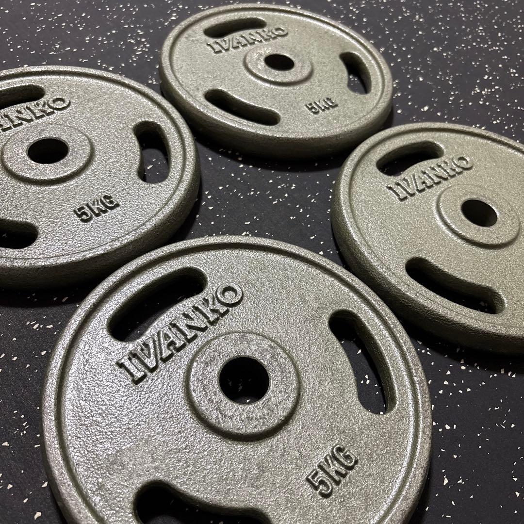 IVANKO ペイントEZグリッププレート 5kg 4枚セットΦ28mm ②