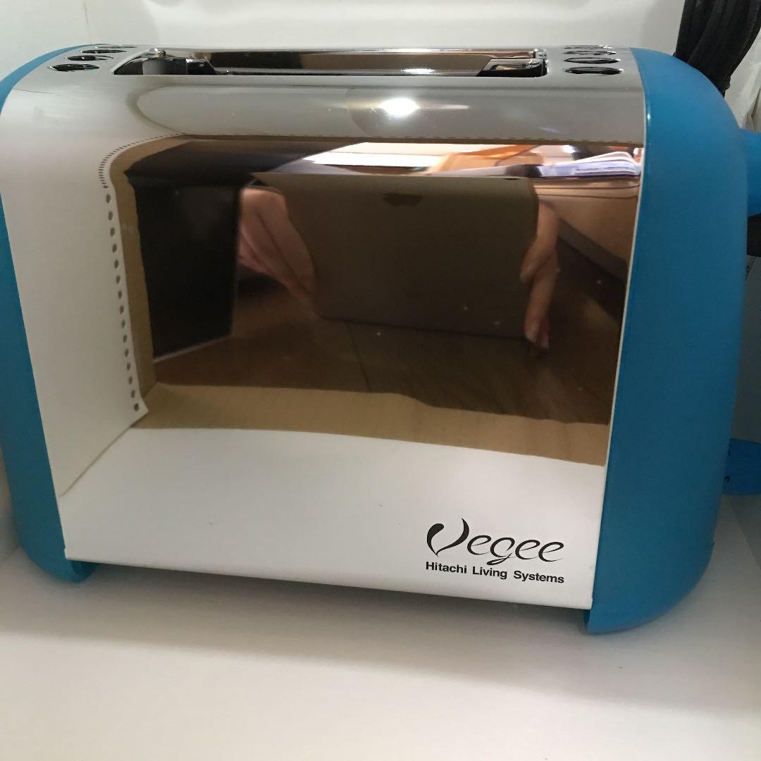 【未使用・美品】HITACHI PTO-11(A) ポップアップ トースター 青