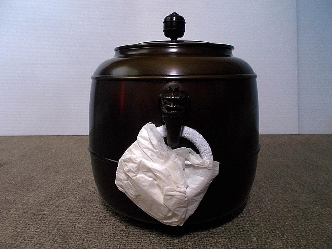 未使用含む 高岡銅器 唐銅皆具 鋳師:金森左兵衛 台子皆具 共箱 送料込み