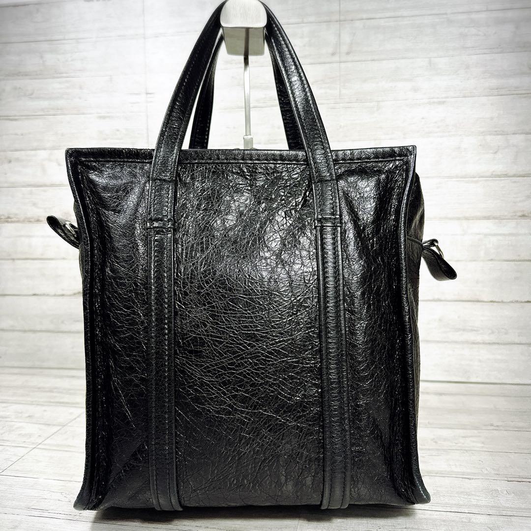 BALENCIAGA トート ショルダー 2way バザールショッパー 黒 S